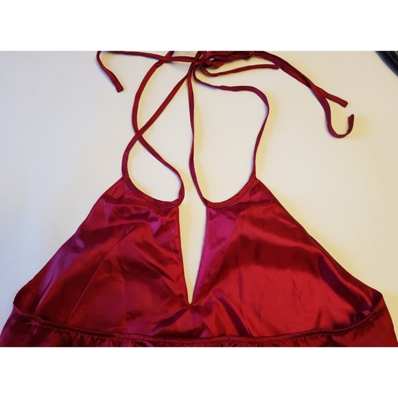 Arden B Luxe Silk Red Cami Top - Picture 8 of 12